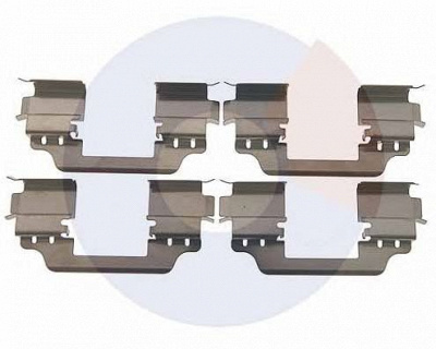CARRAB BRAKE PARTS 2516 -  Комплектующие, колодки дискового тормоза